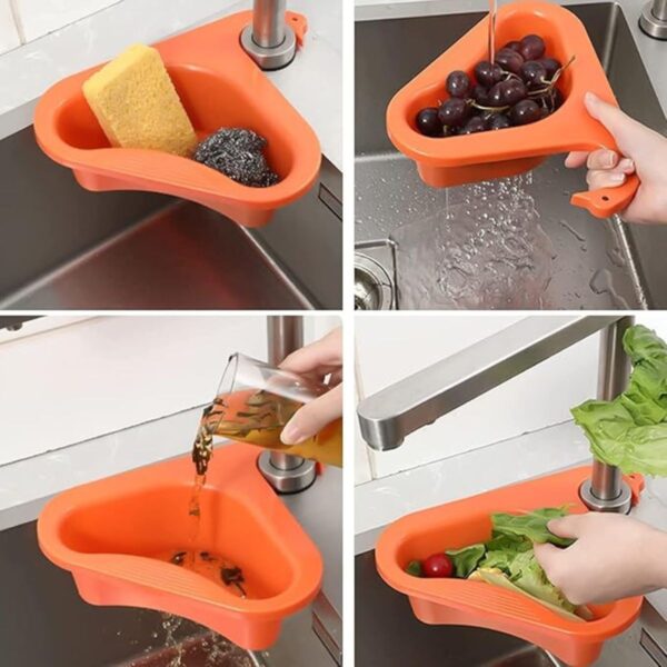 Multipurpose Plastic Kitchen Sink Organizer