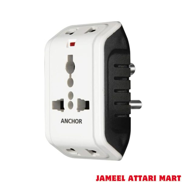 3 Pin Multi Plug Socket Travel Adapter