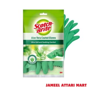 Latex Aloe Vera Coated Gloves